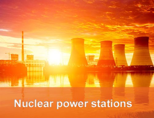 Picture of a nuclear power station