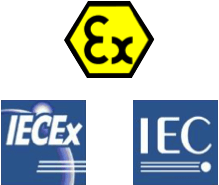 logo of atex iec and iecex