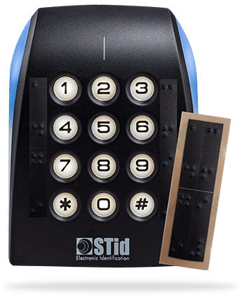 étiquette braille - Accessoires solutions d'identification de personnes STid