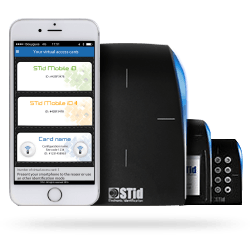 Sample of blue readers by STid Industry