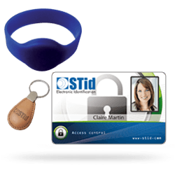 Example of a 13.56 MHz credential by STid Industry