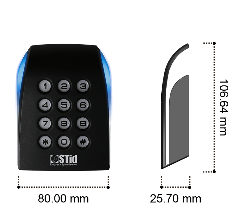 Picture of the ARC-B with its dimensions
