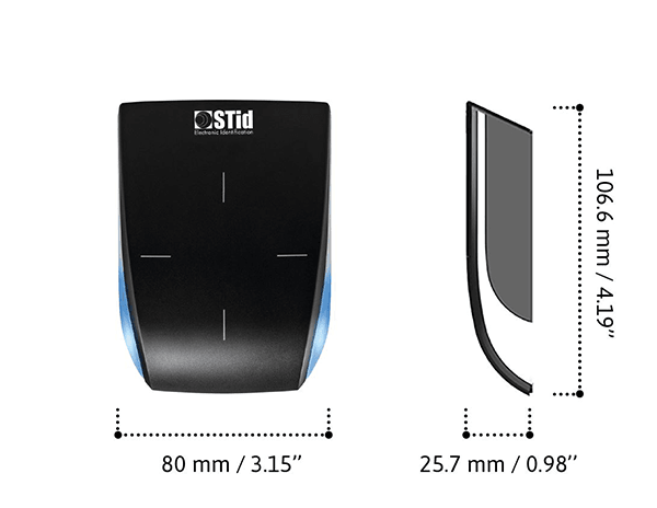 Picture of the ARC-G with its dimensions