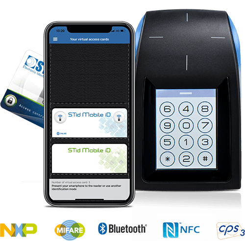 Visuel STid Mobile ID et lecteur Architect ARCS6C BT