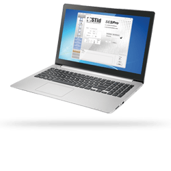 Picture of a computer with DEVKIT UFH