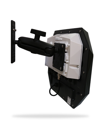 Picture of the mounting kit for SPECTRE UHF readers