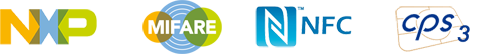 logo nxp mifare nfc cps3