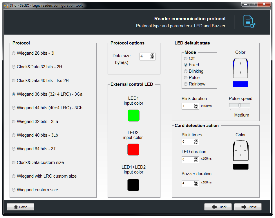 Configuration logiciel STid Segic - étape 3